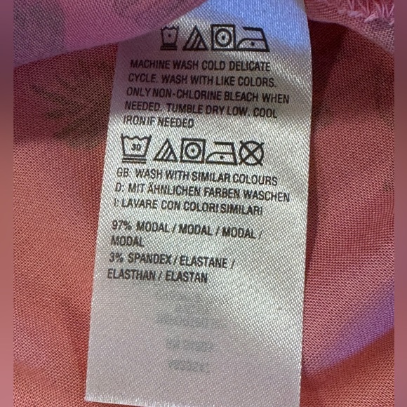 NWT BEAUTIFUL Lawrence Zarian Tunic Top XL Hummingbird Butterfly Pink Green QVC - Picture 12 of 15